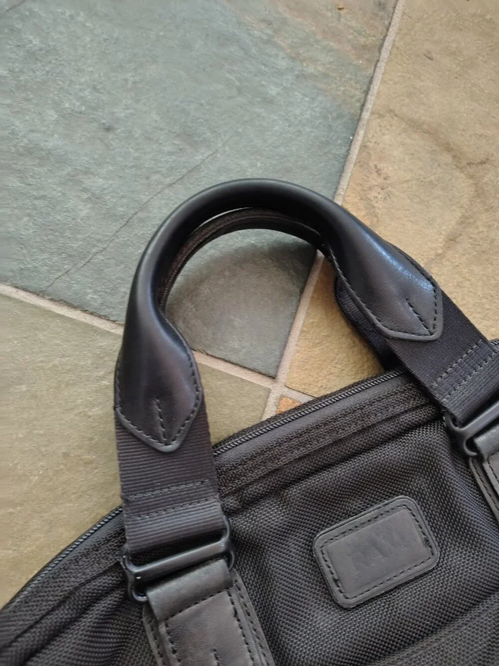 Tumi Organizer Brief Portfolio Black Bag